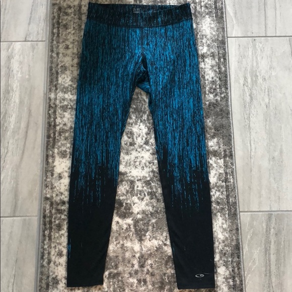 Champion Pants - Blue and Black Workout Leggings